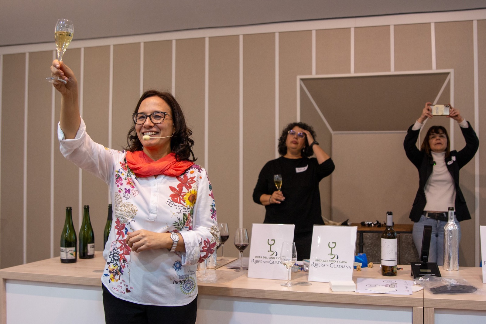 Susan durante un encuentro de BrindisMujer
